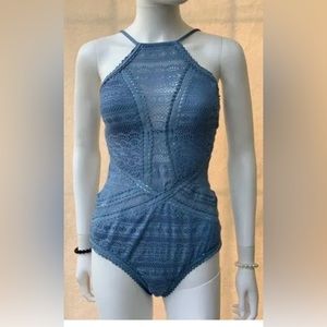 COPY - BECCA Prairie Rose Crochet One Piece Swimsuit